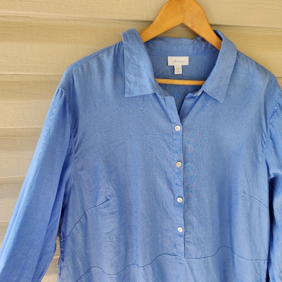 J. Jill 100% linen shirt tunic size 2X - Picture 2 of 10